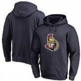 Ottawa Senators Navy All Stitched Pullover Hoodie,baseball caps,new era cap wholesale,wholesale hats